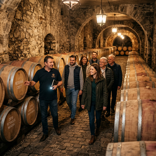 Tururi Ghidate în Cramă